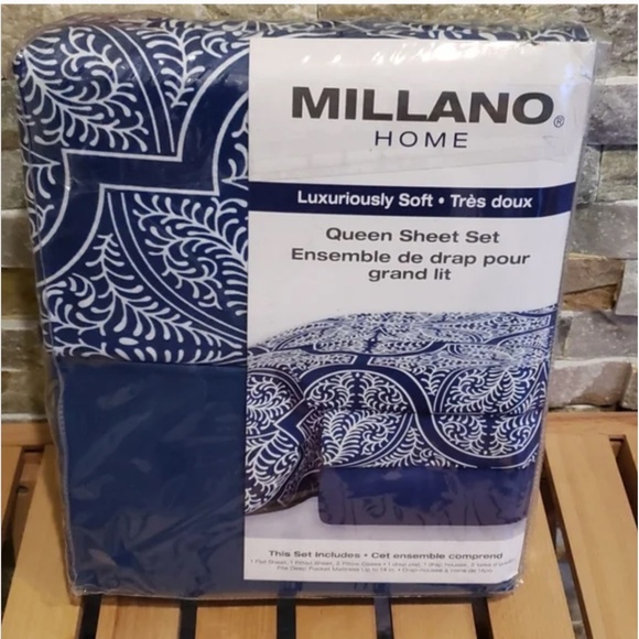 Millano Dynasty 4-Piece Sheet Set - Picture 2 of 5
